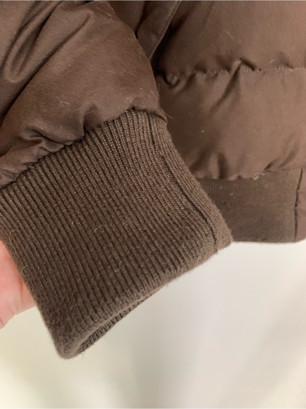 The North Face Brown Puffer Jacket M - Picture 14 of 15